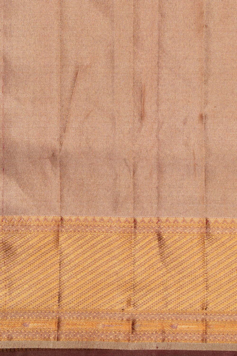 Image of Rangkat Kanchipattu Tissue Silver Saree